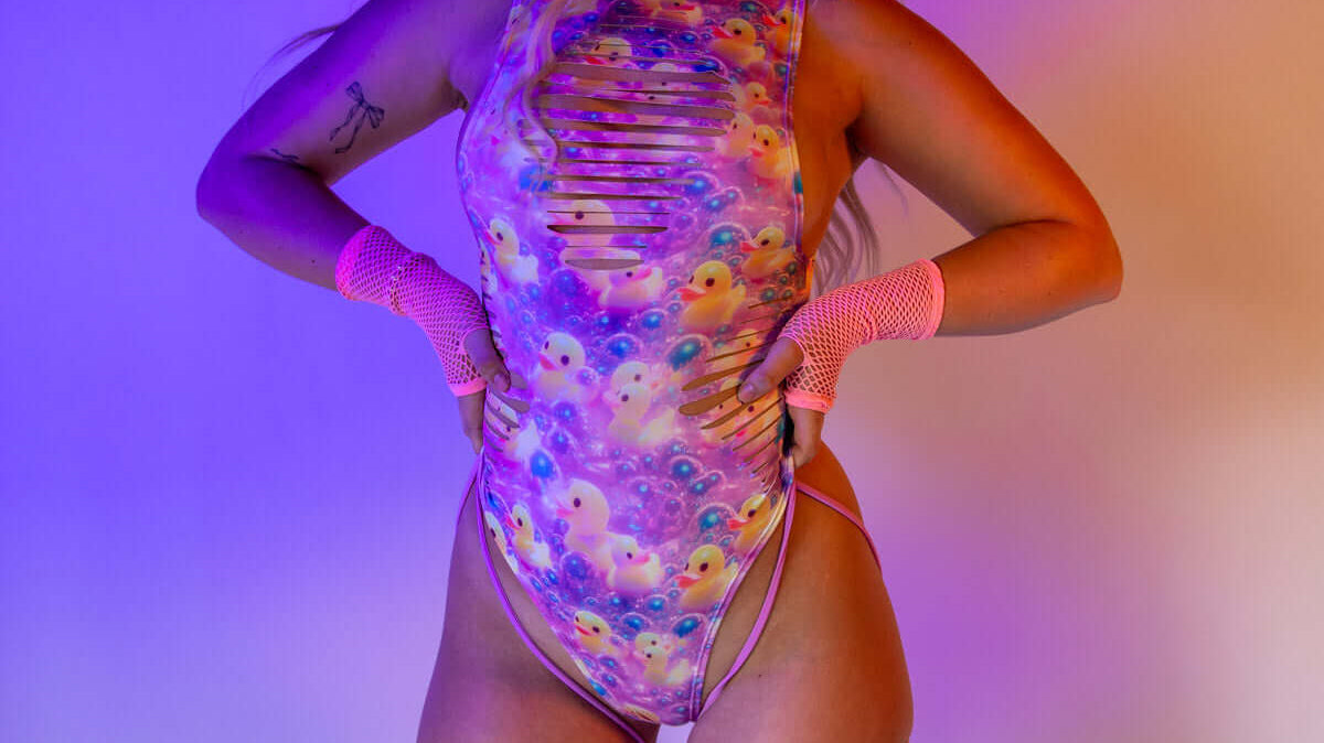 Next-Gen Noise: Rising EDM Artists Set to Explode in 2025 featuring vibrant rave outfit.