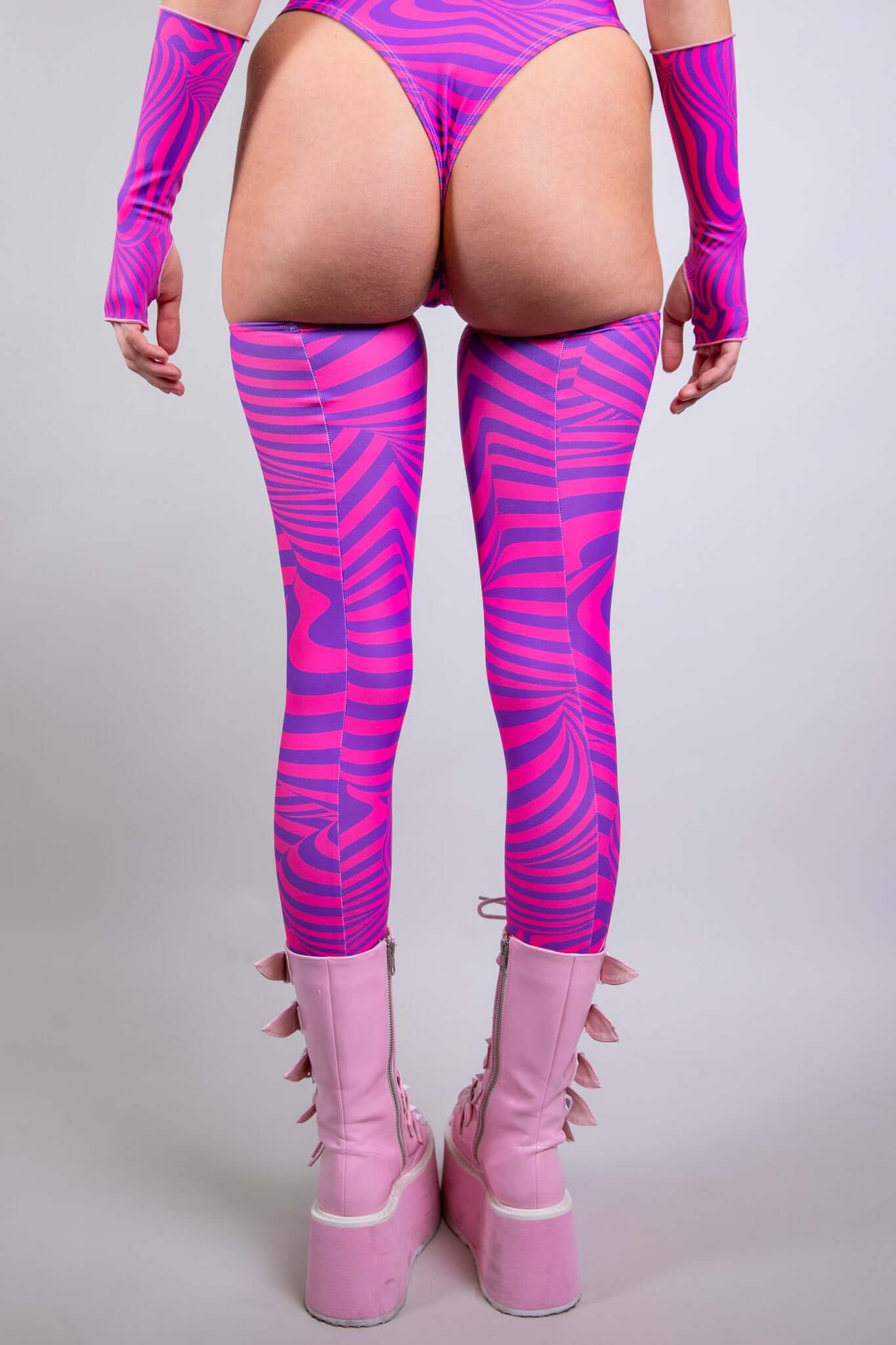 Cheshire Leg Sleeves Freedom Rave Wear Size: X-Small