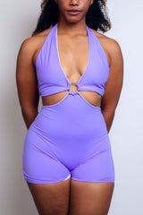 Lavender Romper Freedom Rave Wear Size: X-Small