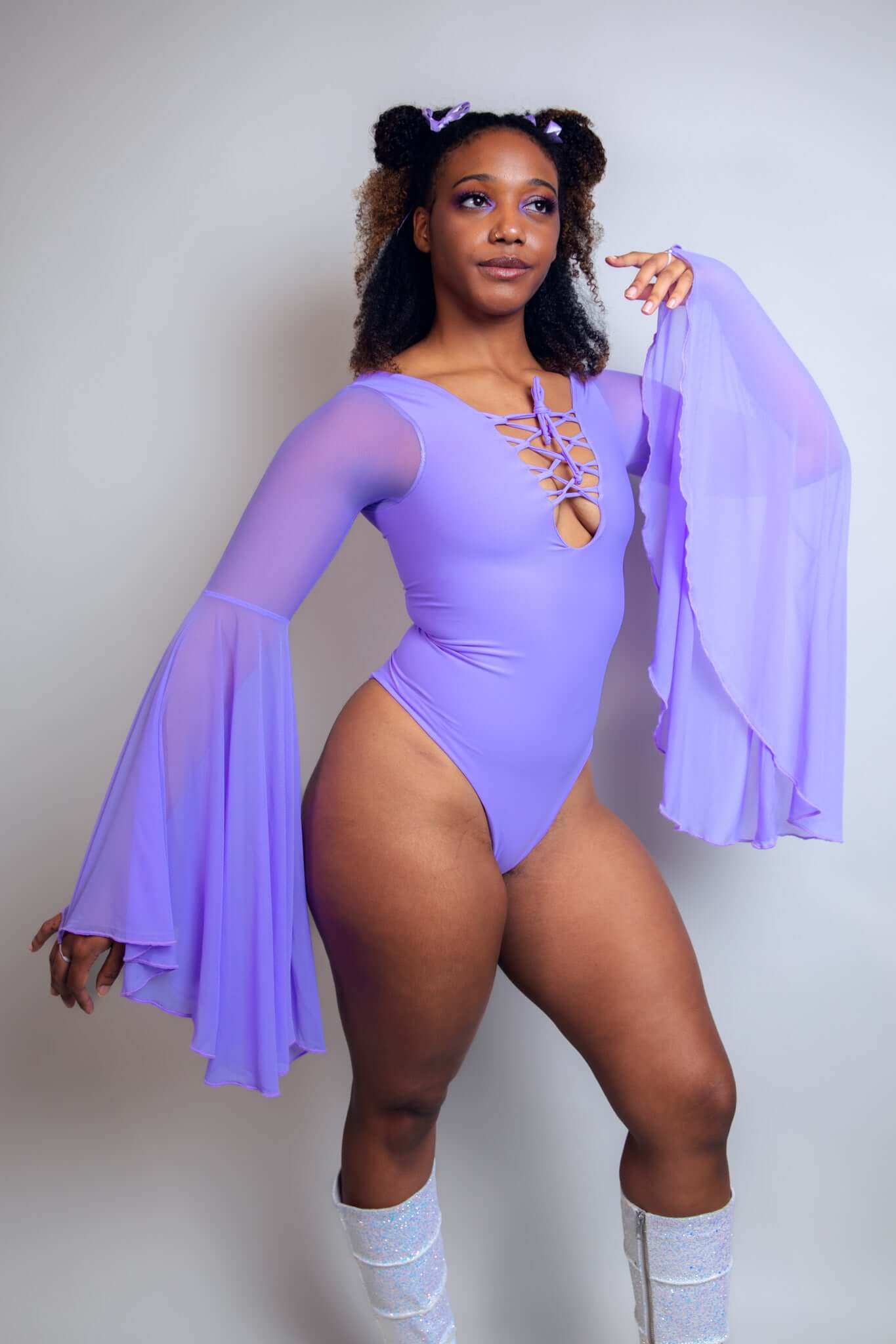 Lavender Goddess Bodysuit FRW New Size: X-Small