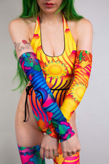 Mirage Arm Sleeves Freedom Rave Wear Size: X-Small
