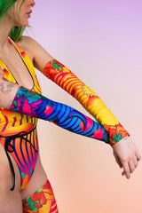 Mirage Arm Sleeves Freedom Rave Wear Size: X-Small