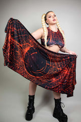 Red Singularity Festival Scarf Freedom Rave Wear Size: One Size