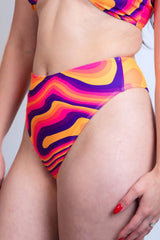 Tangerine Tango High Waisted Thong Freedom Rave Wear Size: X-Small