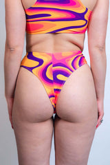 Tangerine Tango High Waisted Thong Freedom Rave Wear Size: X-Small