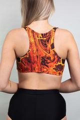 Volcanic Teaser Top Freedom Rave Wear Size: X-Small