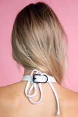 Chain of Love Choker - White FRW Accessories Size: One Size