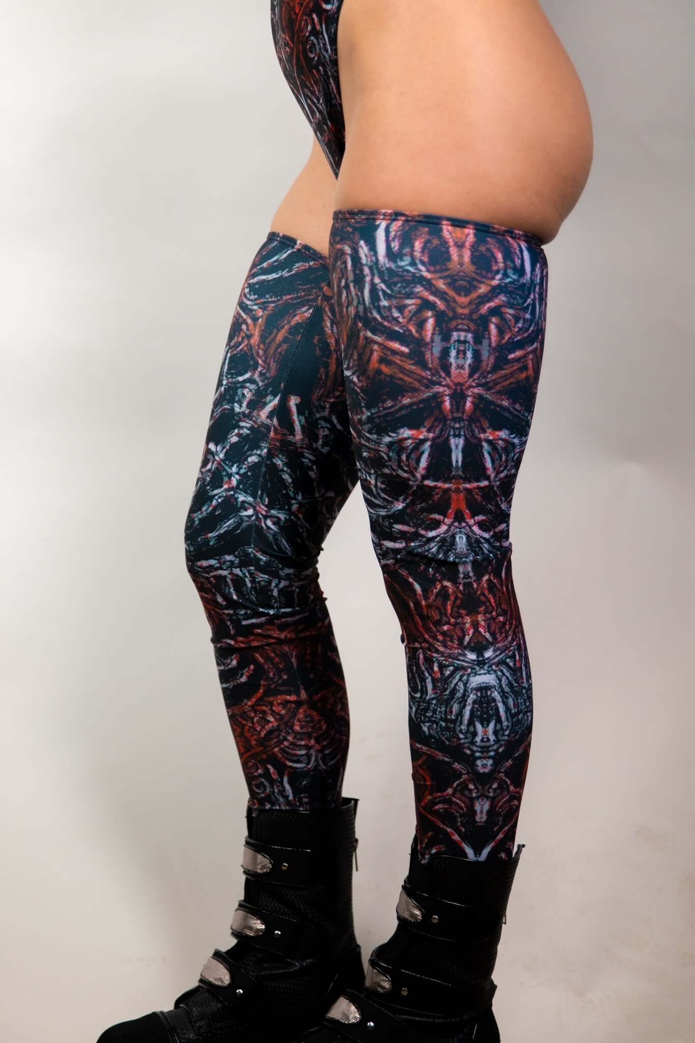 Darkness Leg Sleeves Freedom Rave Wear Size: X-Small