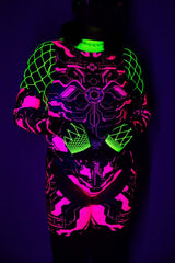 Electronika Arm Sleeves - UV Pink Freedom Rave Wear Size: X-Small