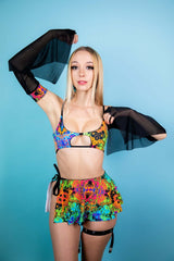 Lucidity Wonder Top Freedom Rave Wear Size: X-Small