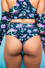 Mushies High Waisted Bottoms Freedom Rave Wear Size: X-Small