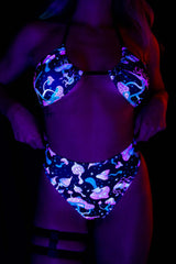 Mushies Twist Tie Bandeau Top Freedom Rave Wear Size: X-Small