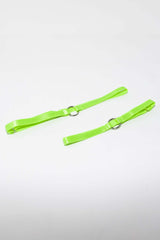 O-Ring Leg Garter - Neon Green FRW Accessories Size: Regular