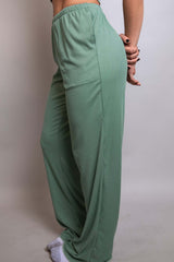 Sea Spray Ribbed Lounge Pants Freedom Rave Wear Size: X-Small