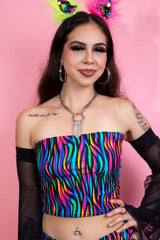 Wild Child Tube Top Freedom Rave Wear Size: X-Small