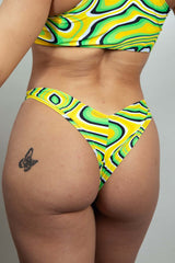 Wonky Brazilian Bikini Bottoms Freedom Rave Wear Size: X-Small