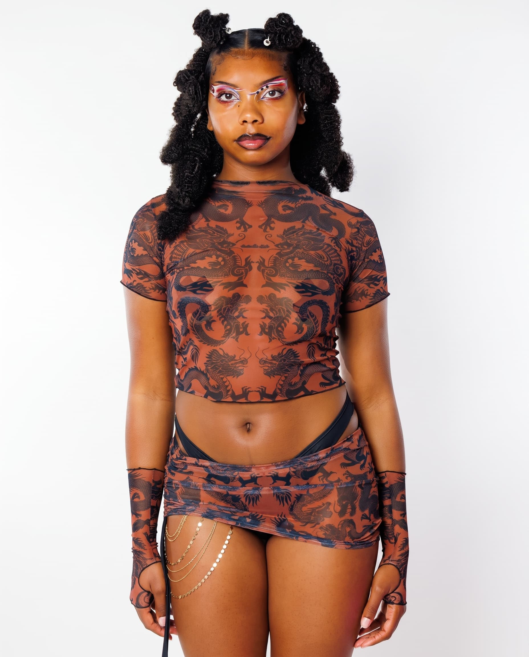 Dynasty Baby Tee - Caramel