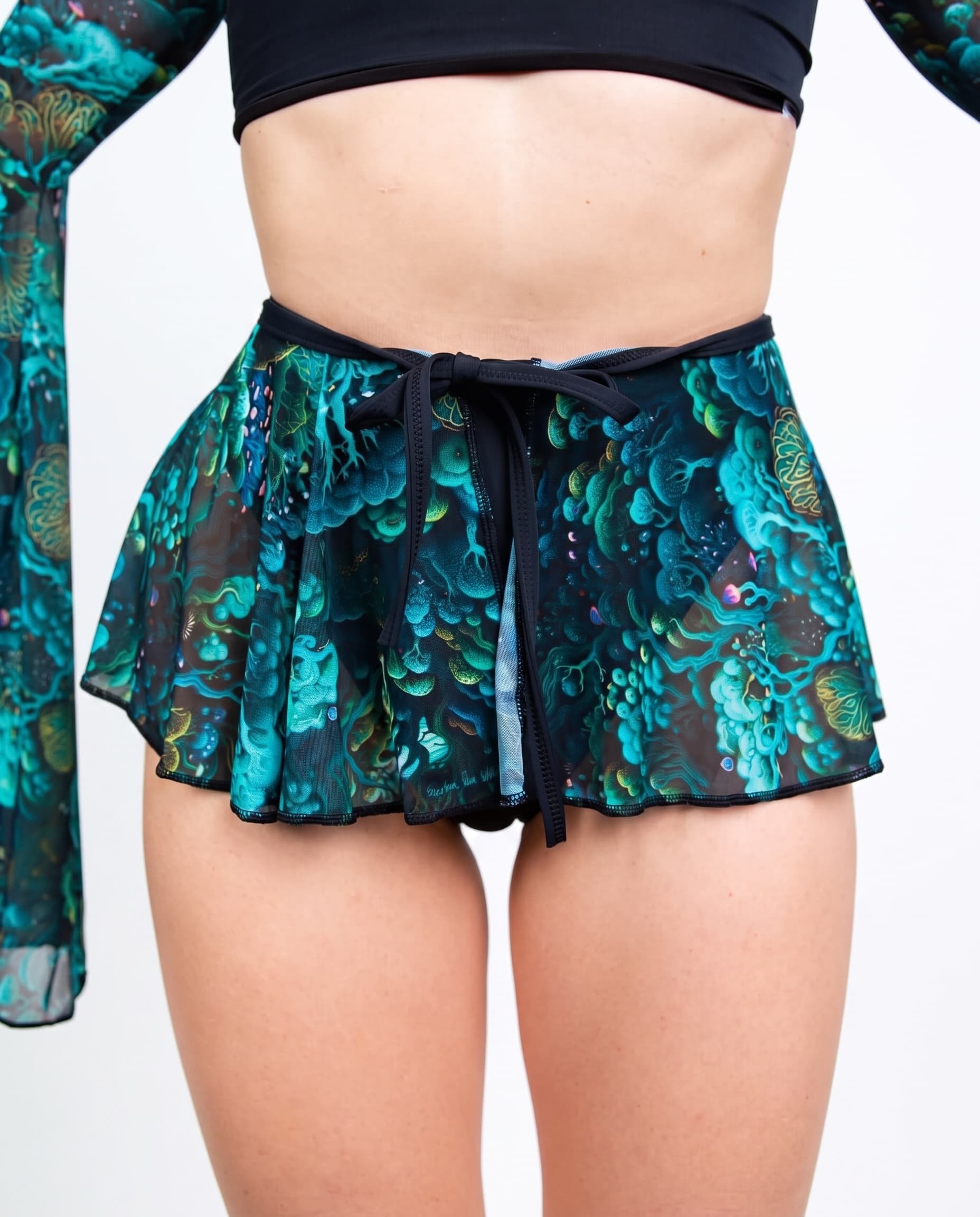 Faewood Mesh Swirl Skirt