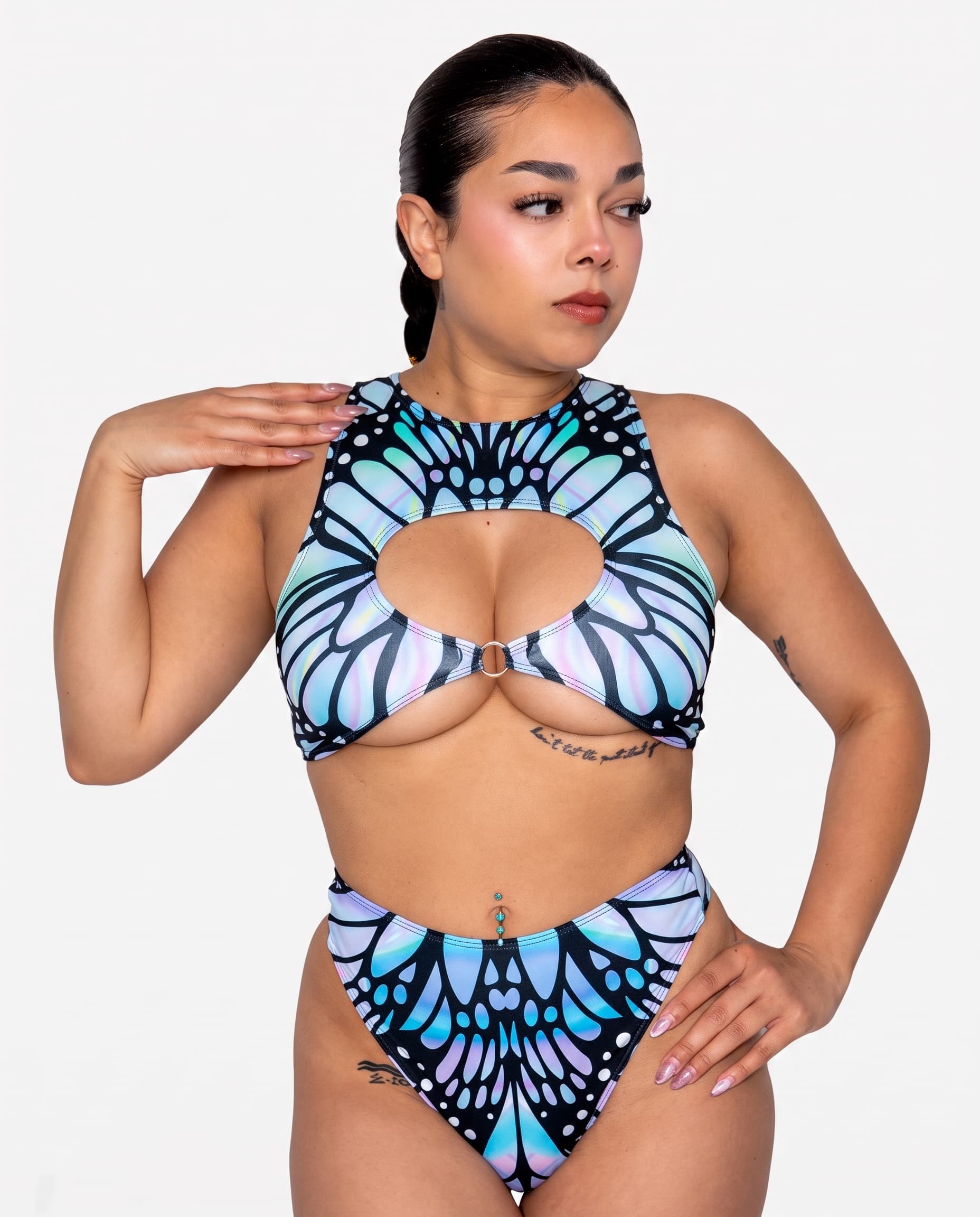 Gossamer Keyhole Top