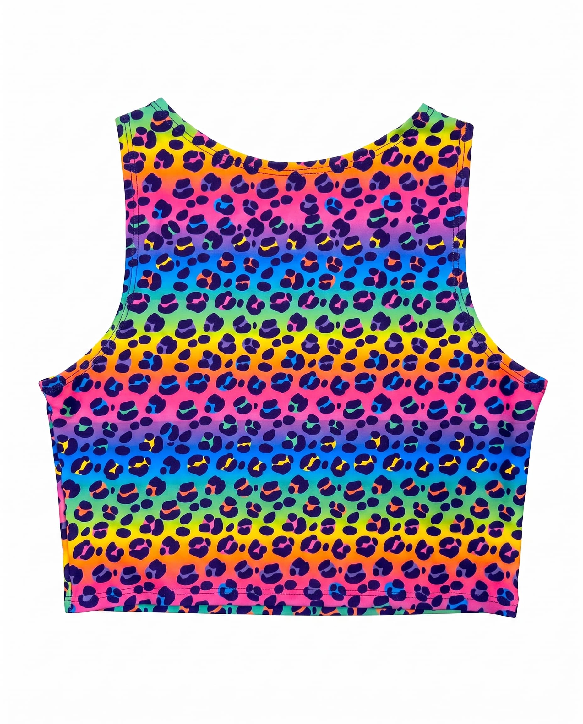 Rainbow Cheetah Crop Top
