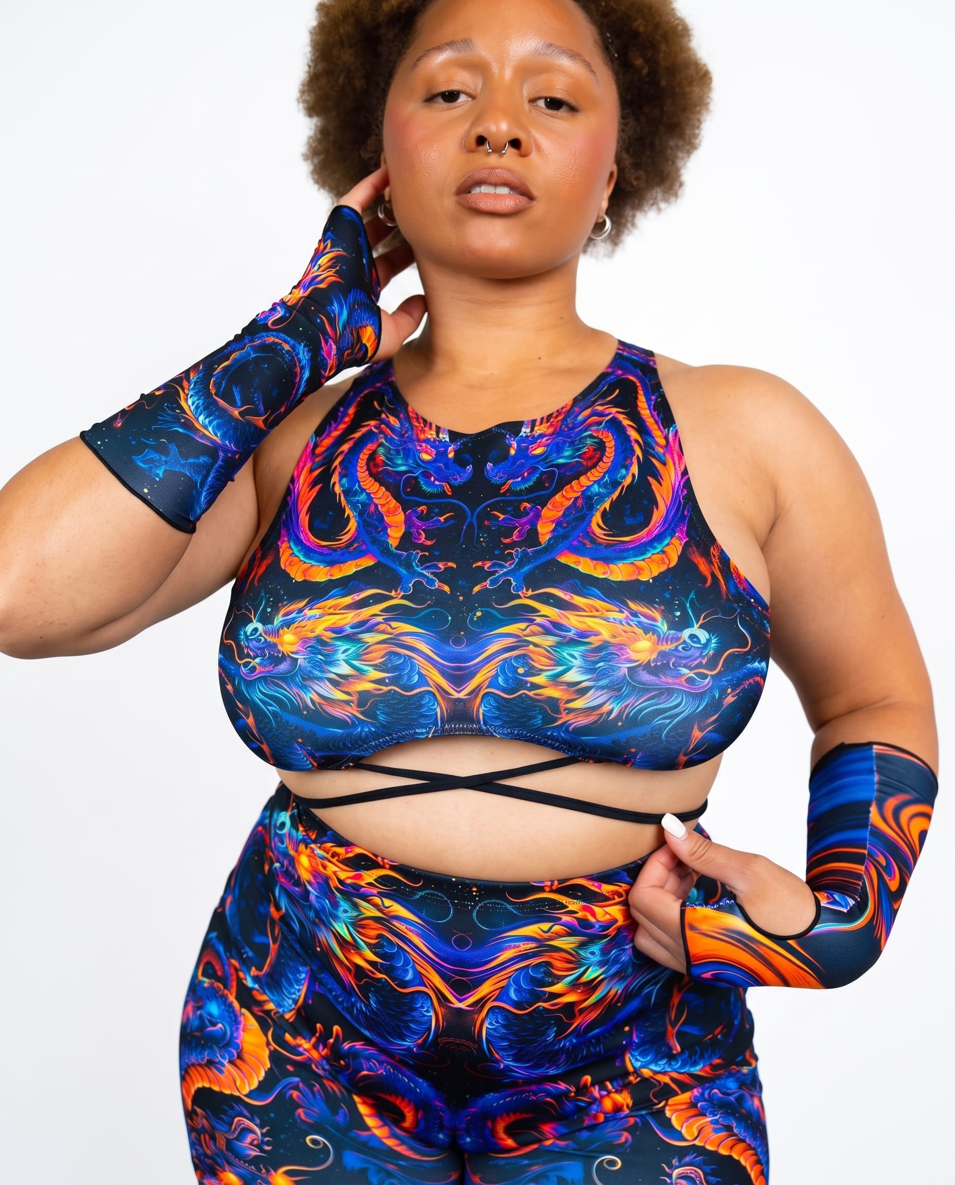 ShadowFlame Teaser Top with Straps