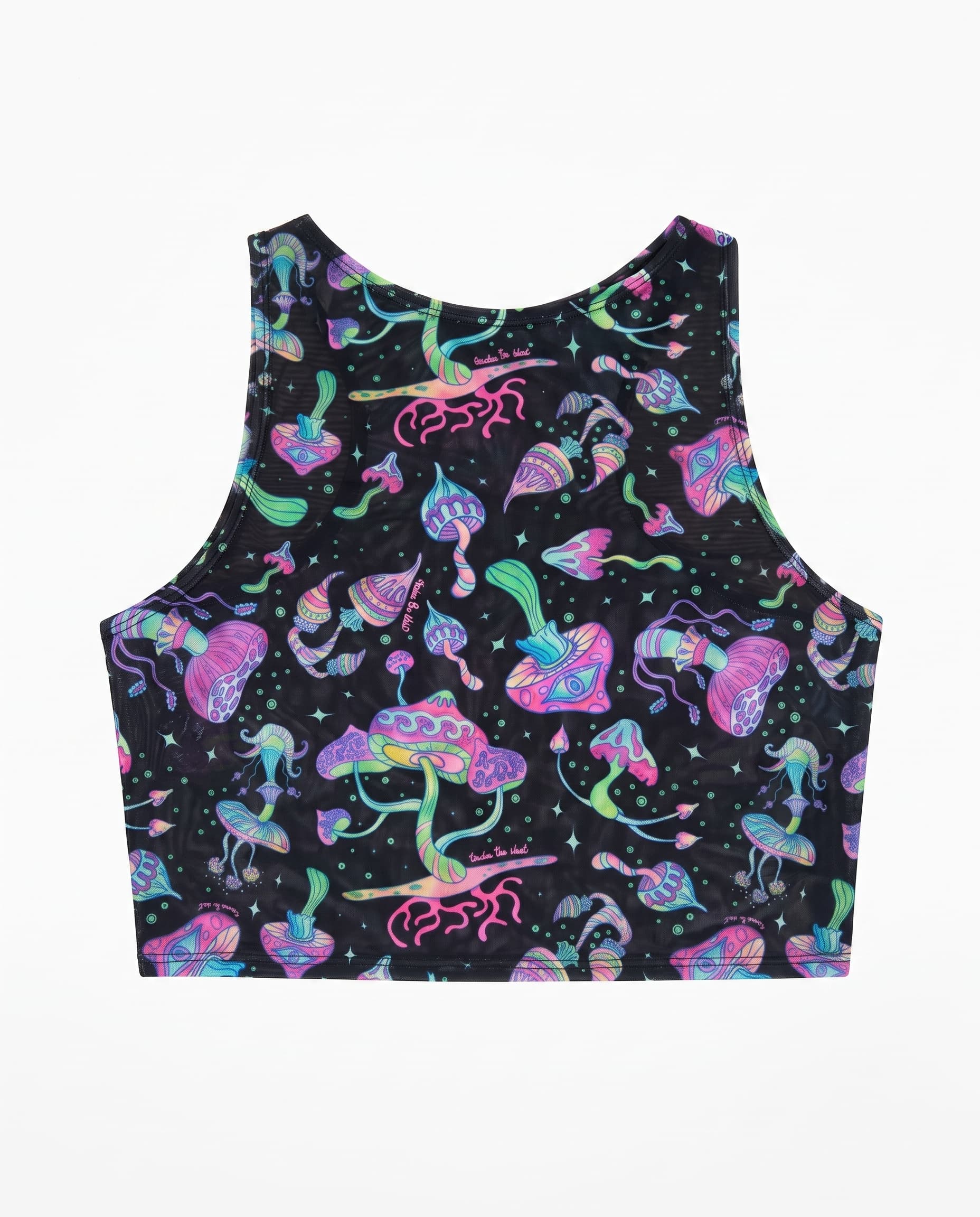 Shroomie Mesh Crop Top