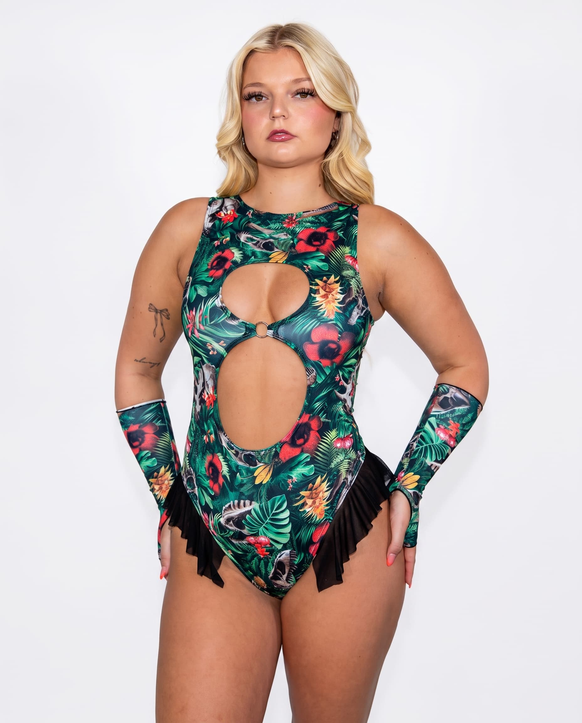 Florasaur Keyhole Bodysuit