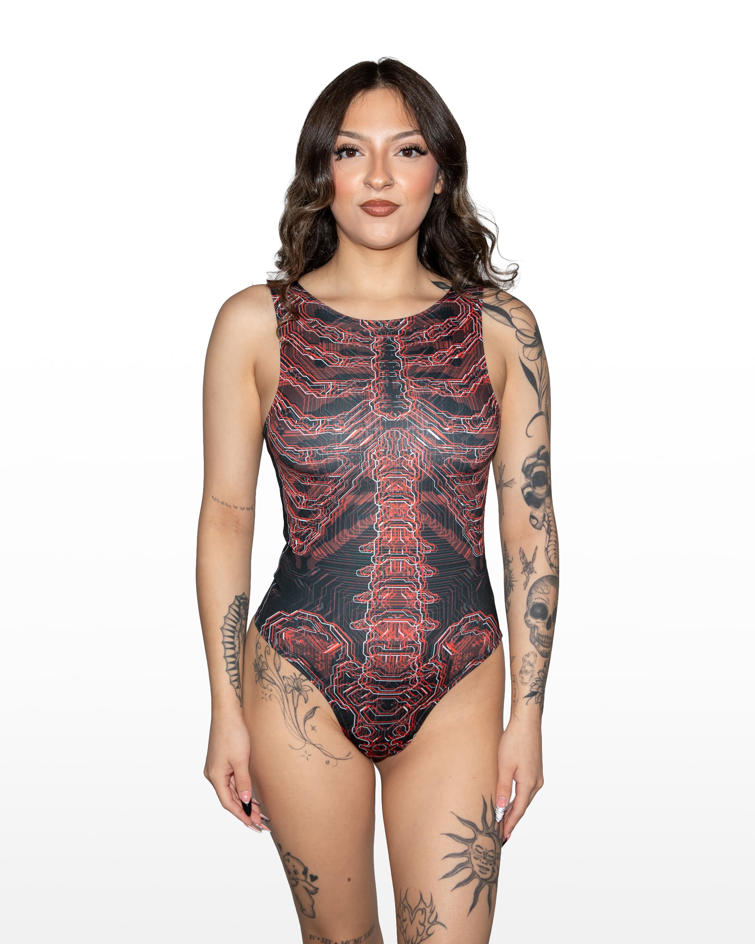 Deadwire High Neck Bodysuit