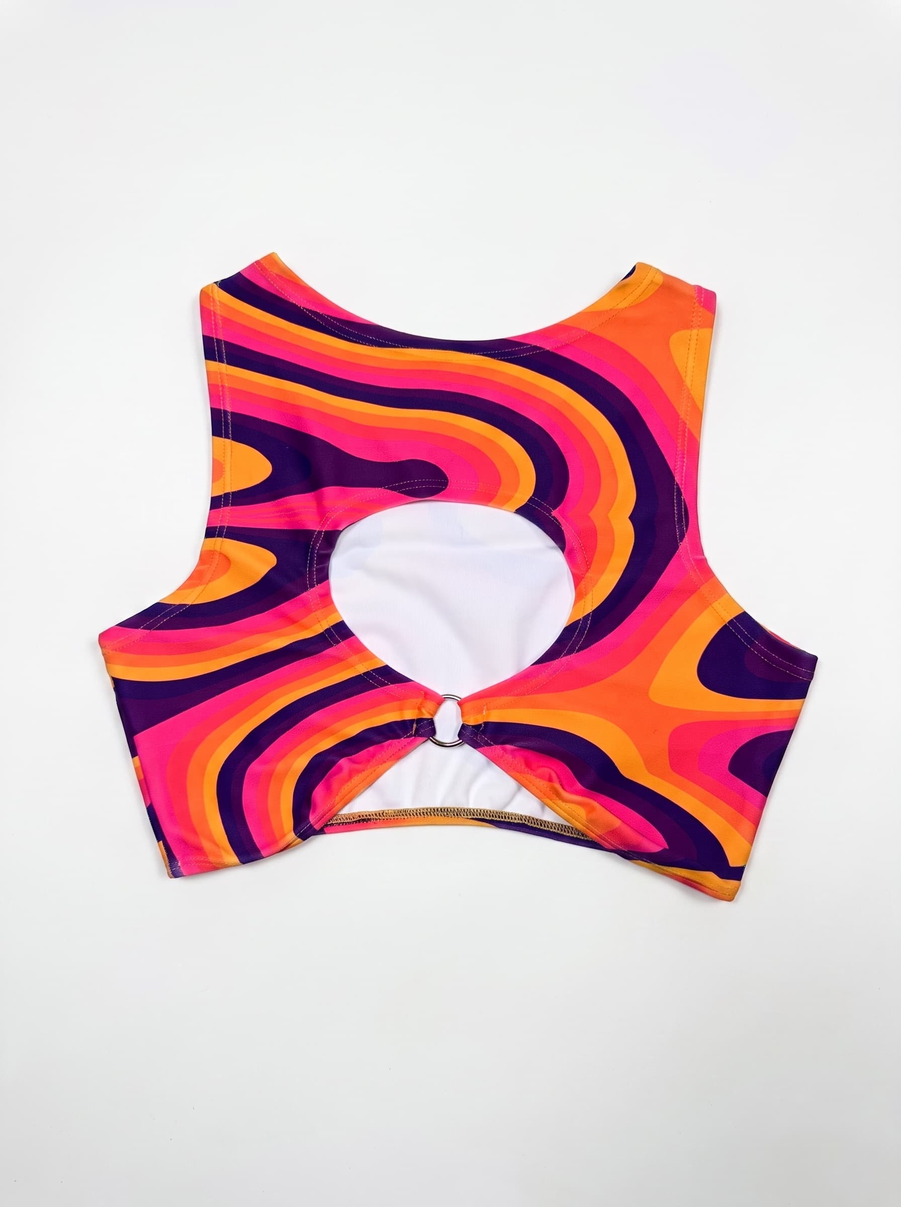 Tangerine Tango Keyhole Top