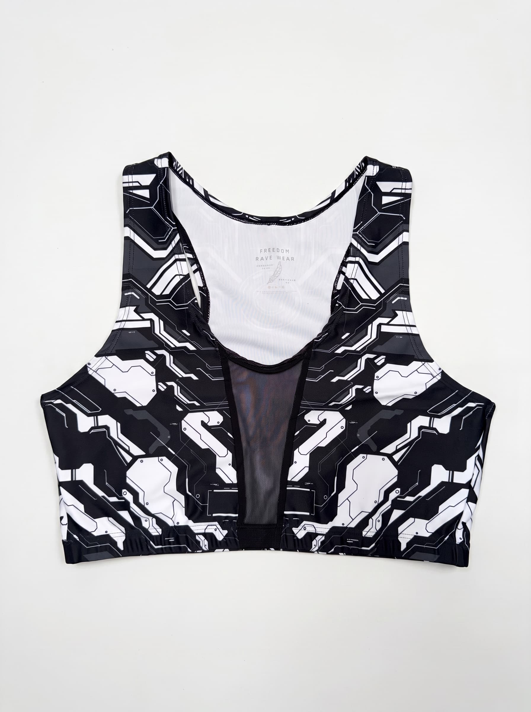 Black Mechanoid V-Free Top