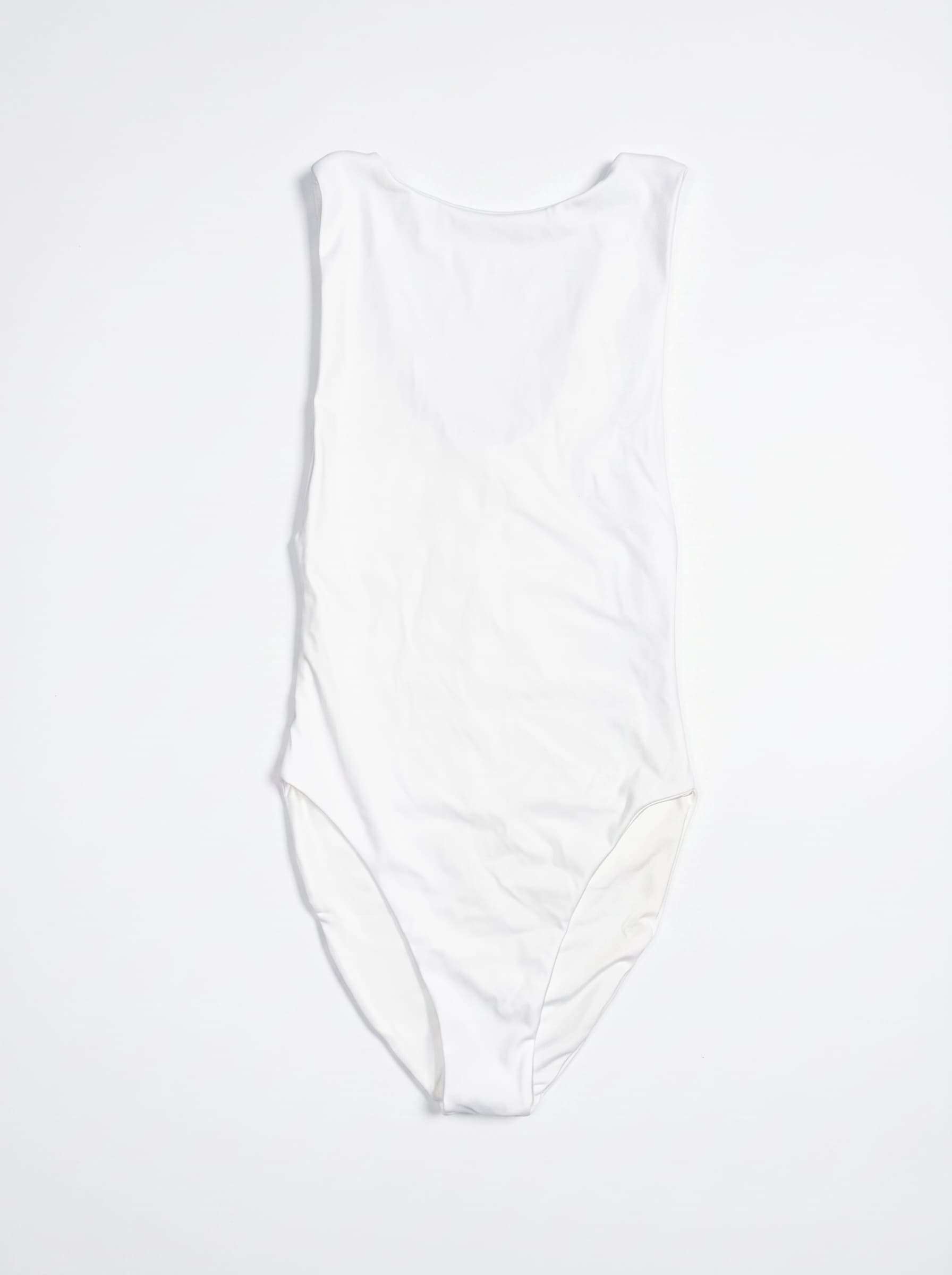 White Eco-Luxe Seamless Extra Coverage Bodysuit