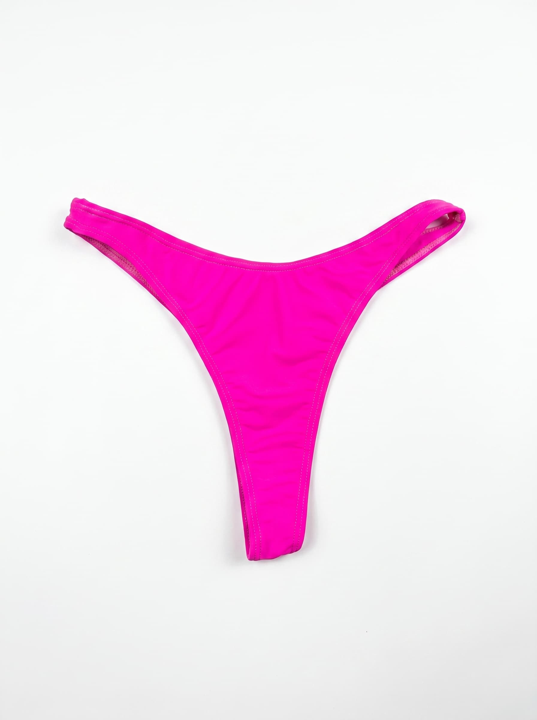 Hot Pink Risk Thong Bottoms