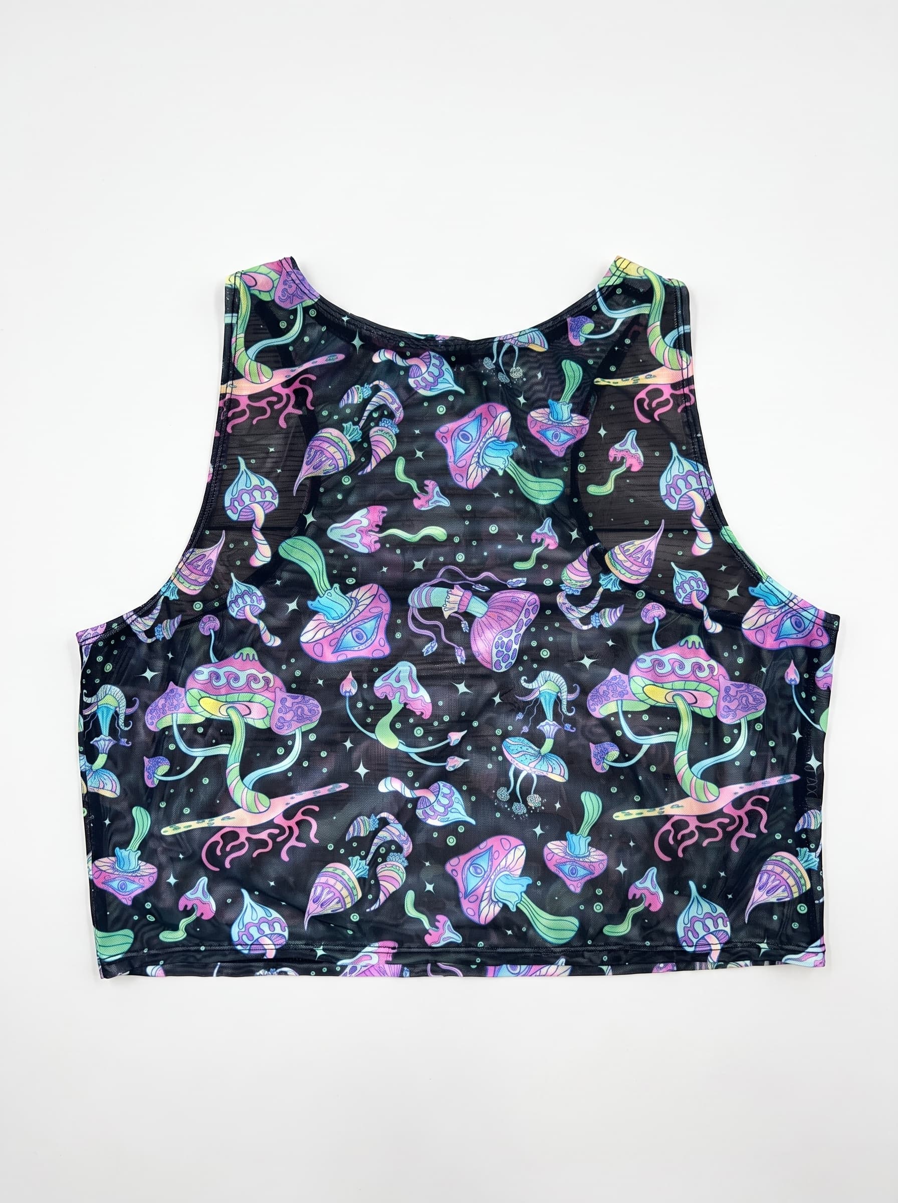Mushies Mesh Crop Top