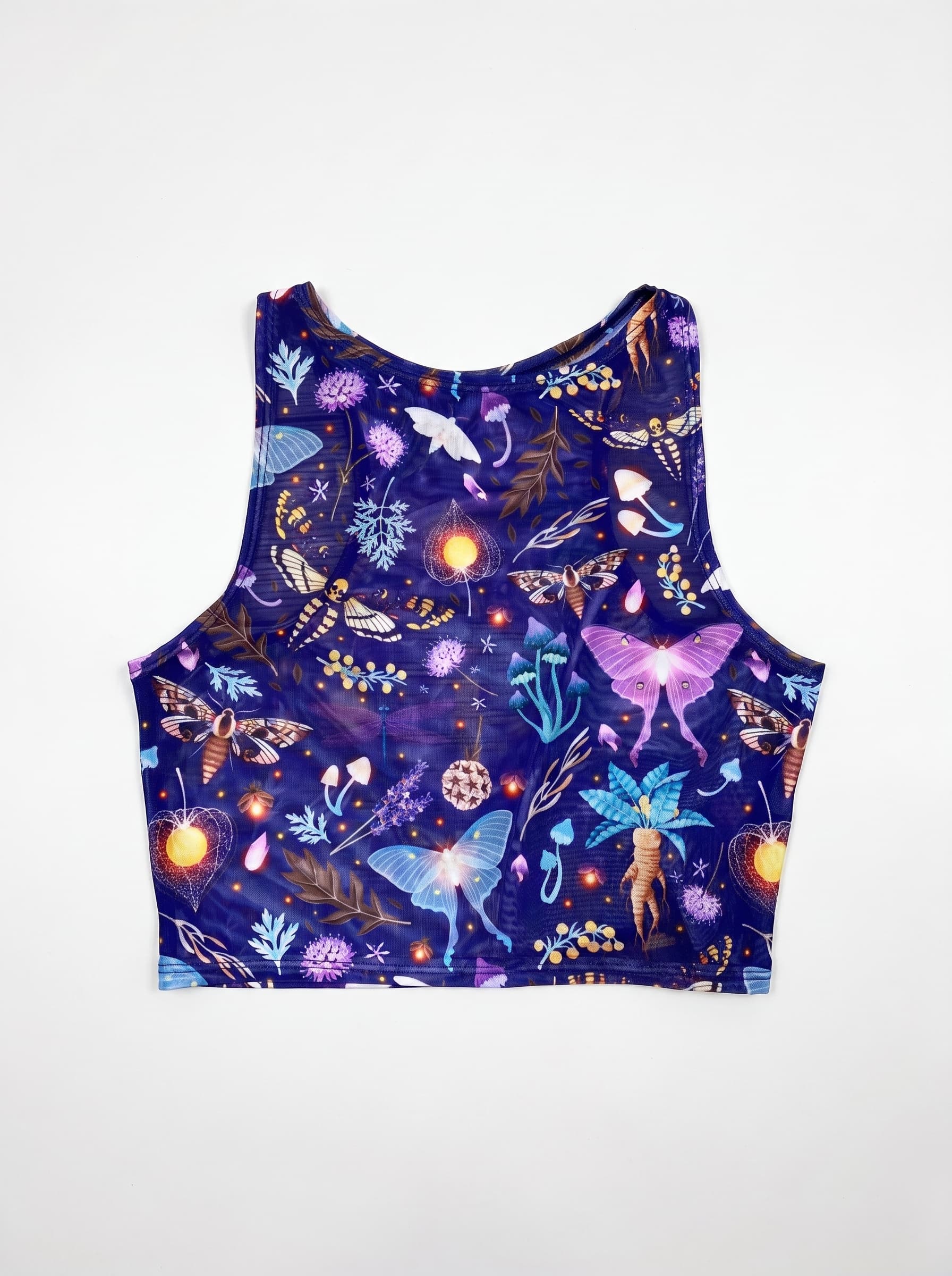 Lucent Mesh Crop Top