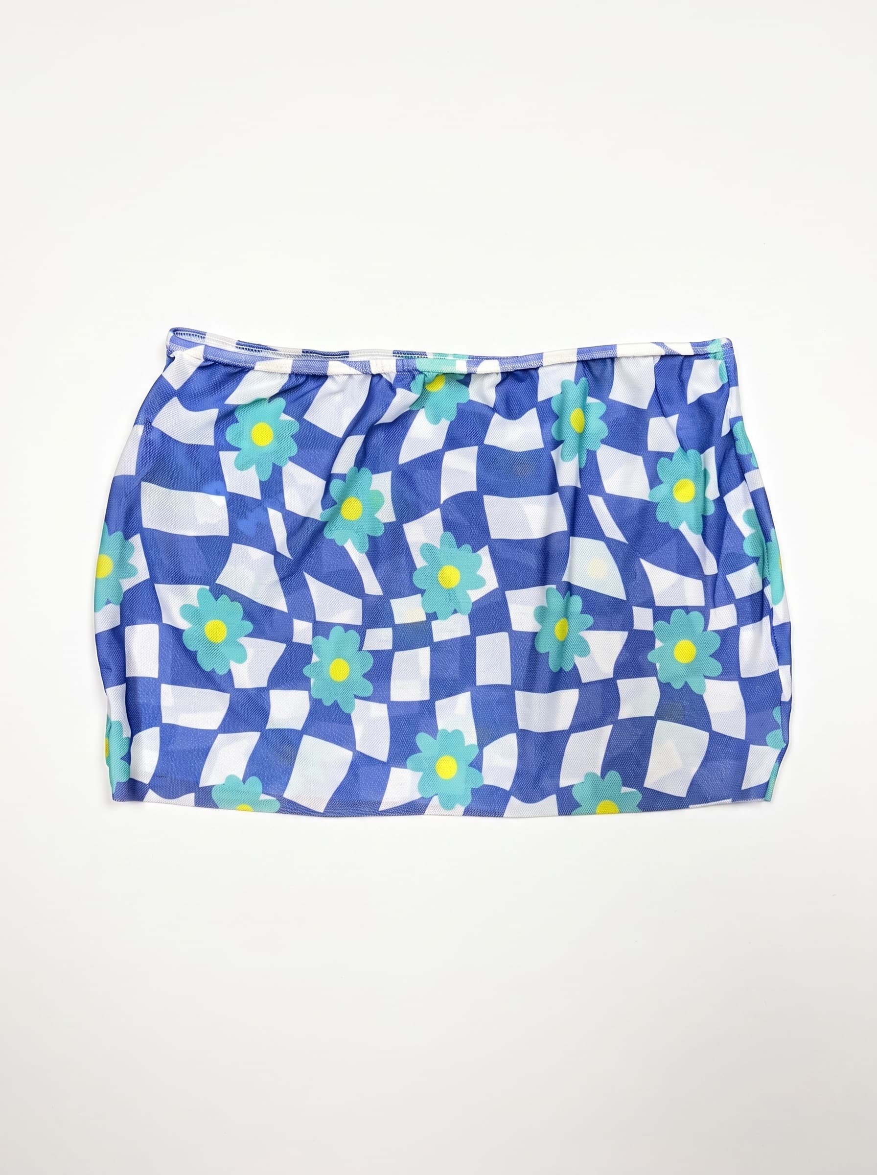 Hazy Daisy Extra Mini Mesh Skirt. Freedom Rave Wear product photo