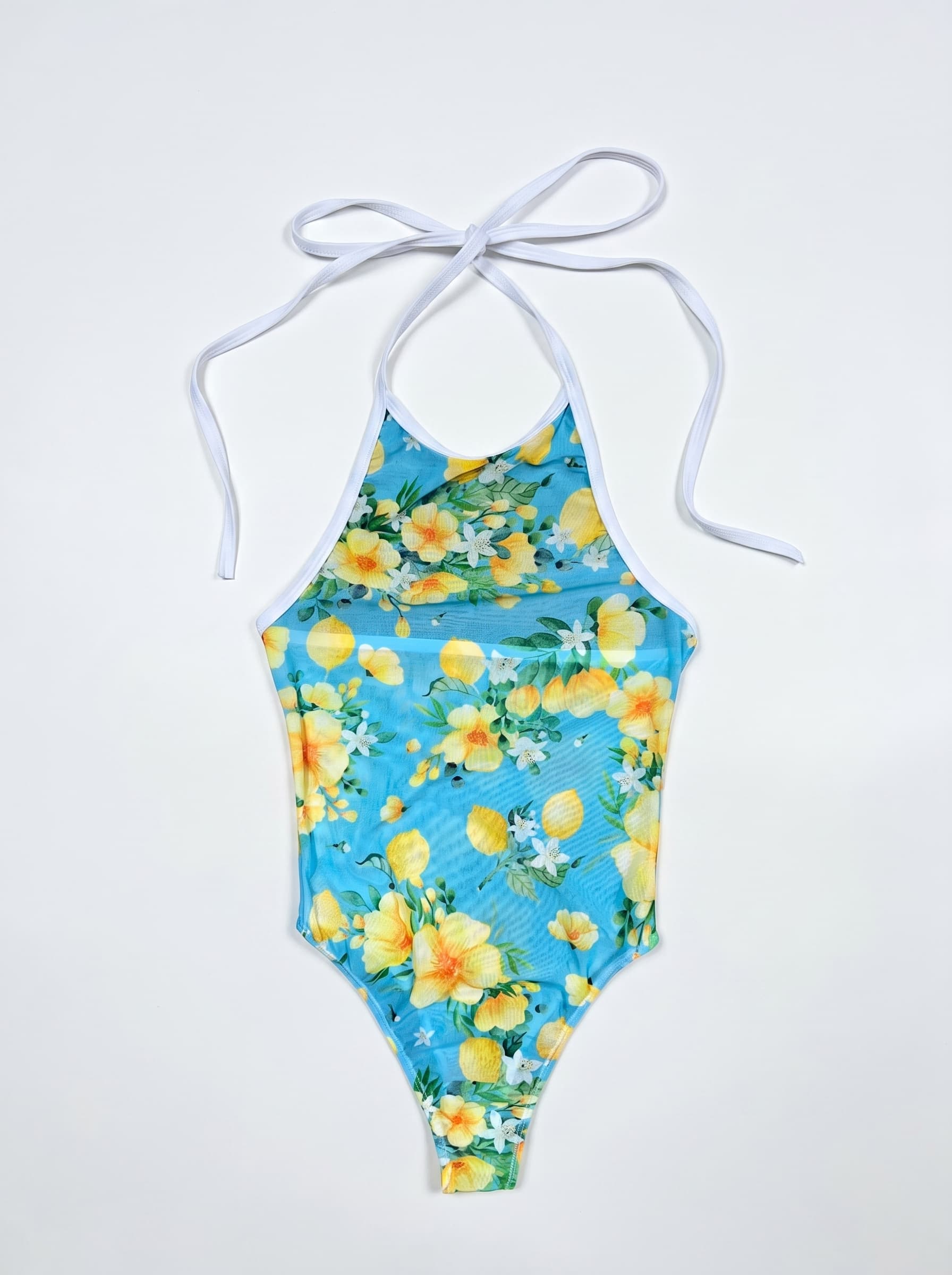 Lemon Drop Mesh Bodysuit