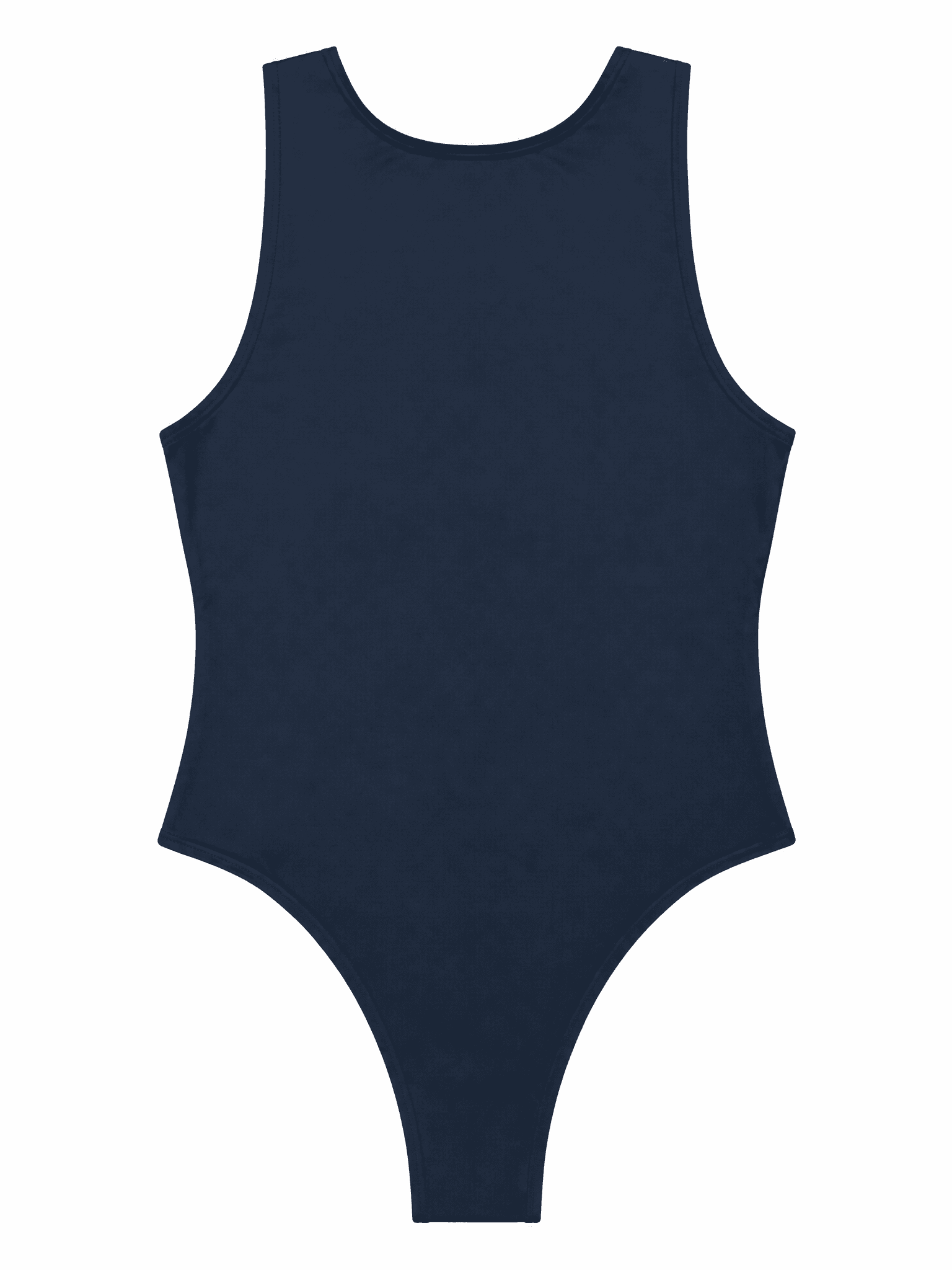 Matte Black High Neck Bodysuit