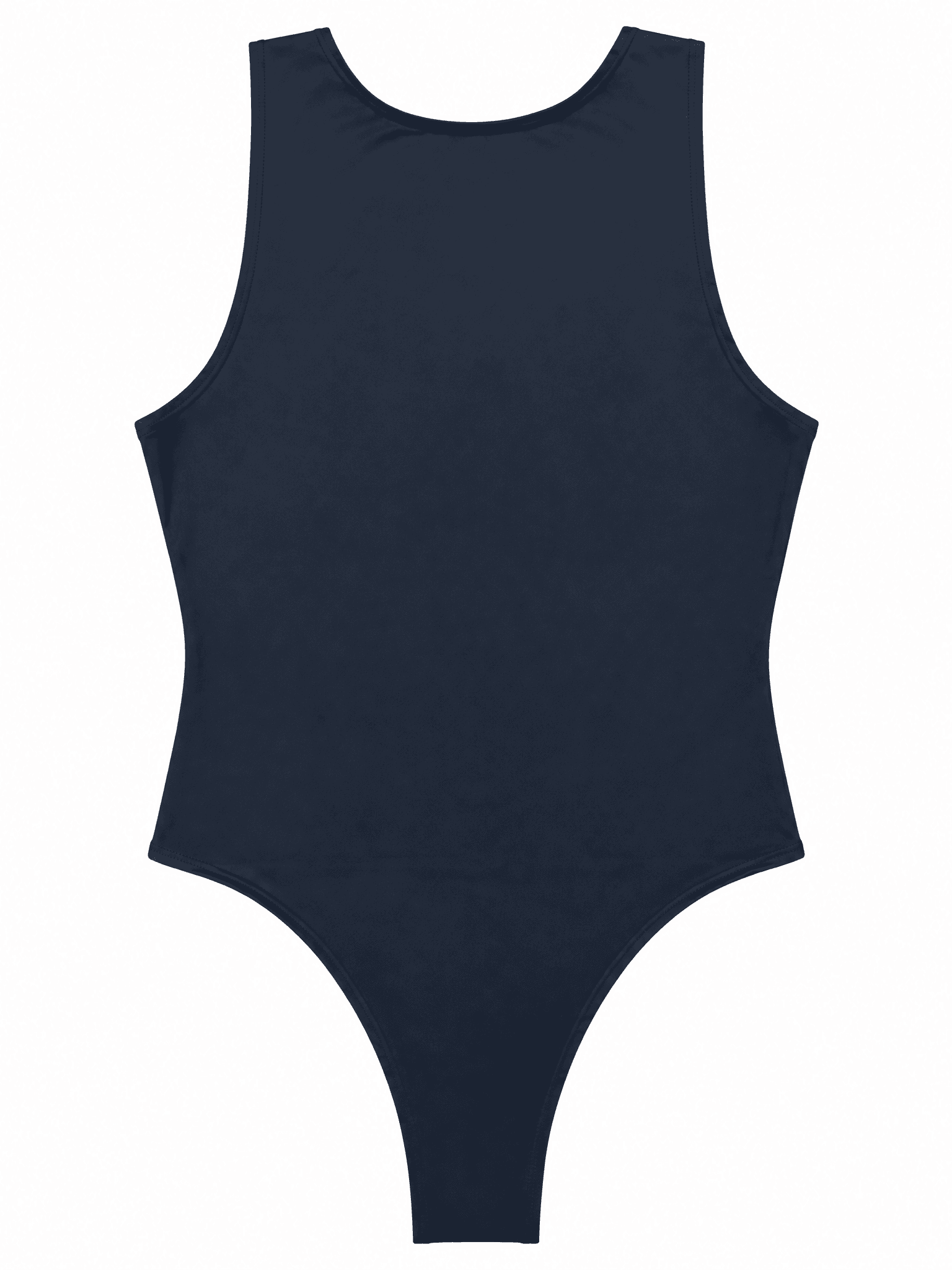 Matte Black High Neck Bodysuit
