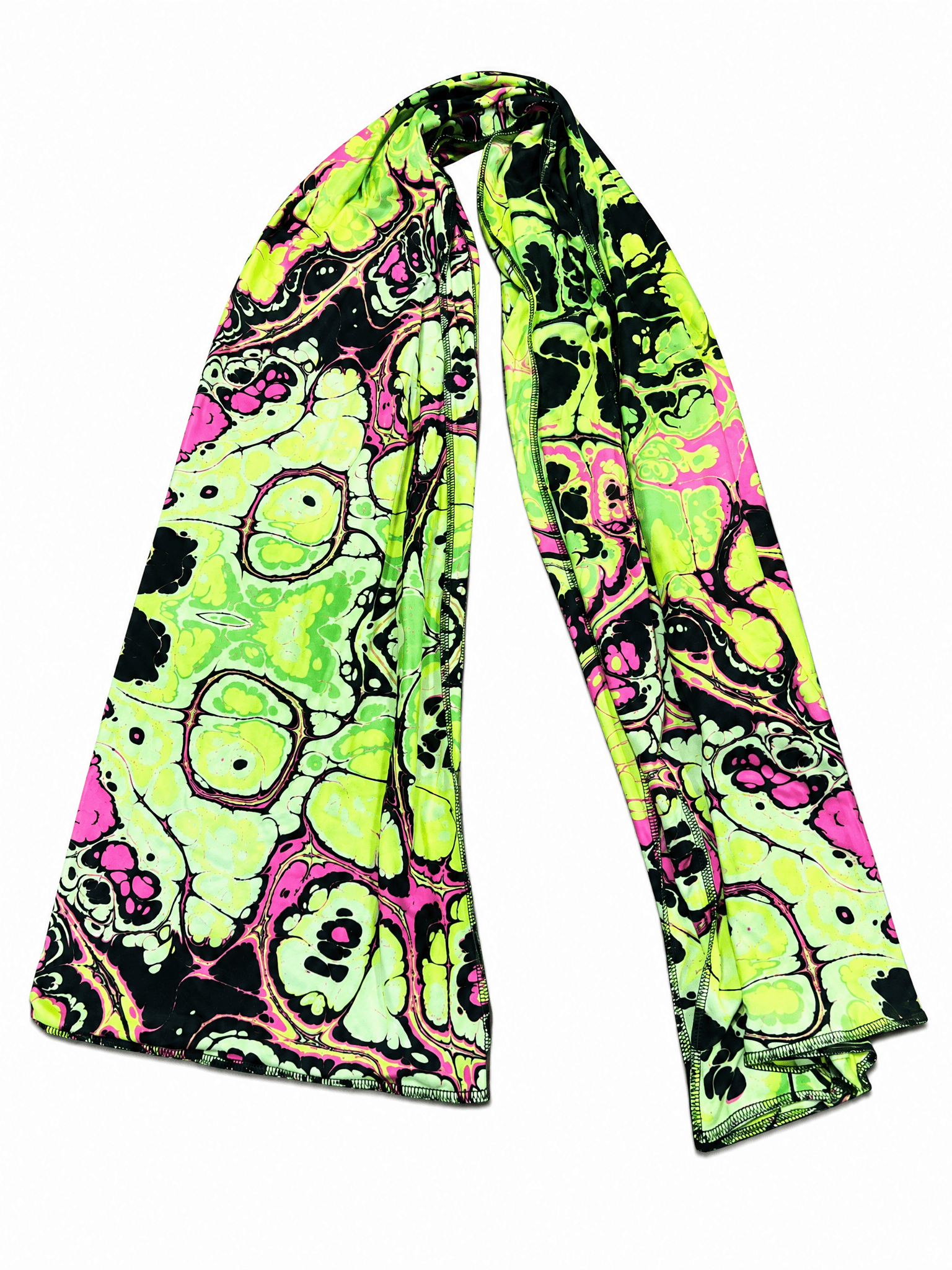 Intensity Misprint UV Reactive Festival Scarf. Freedom Rave Wear product photo