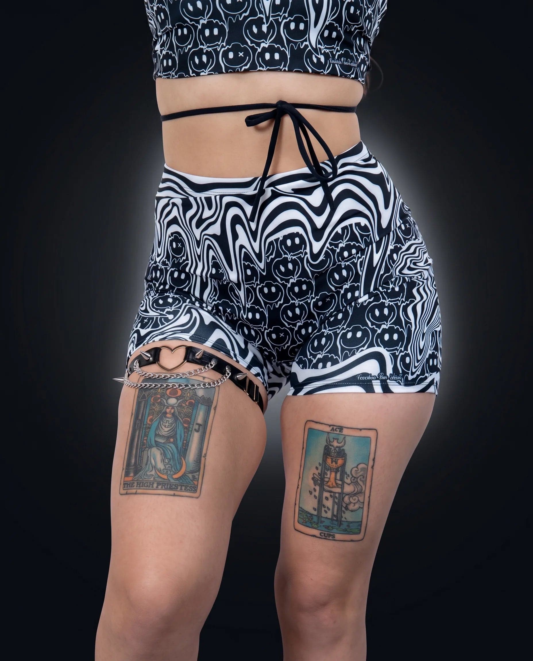 Meltdown High Waist Shorts