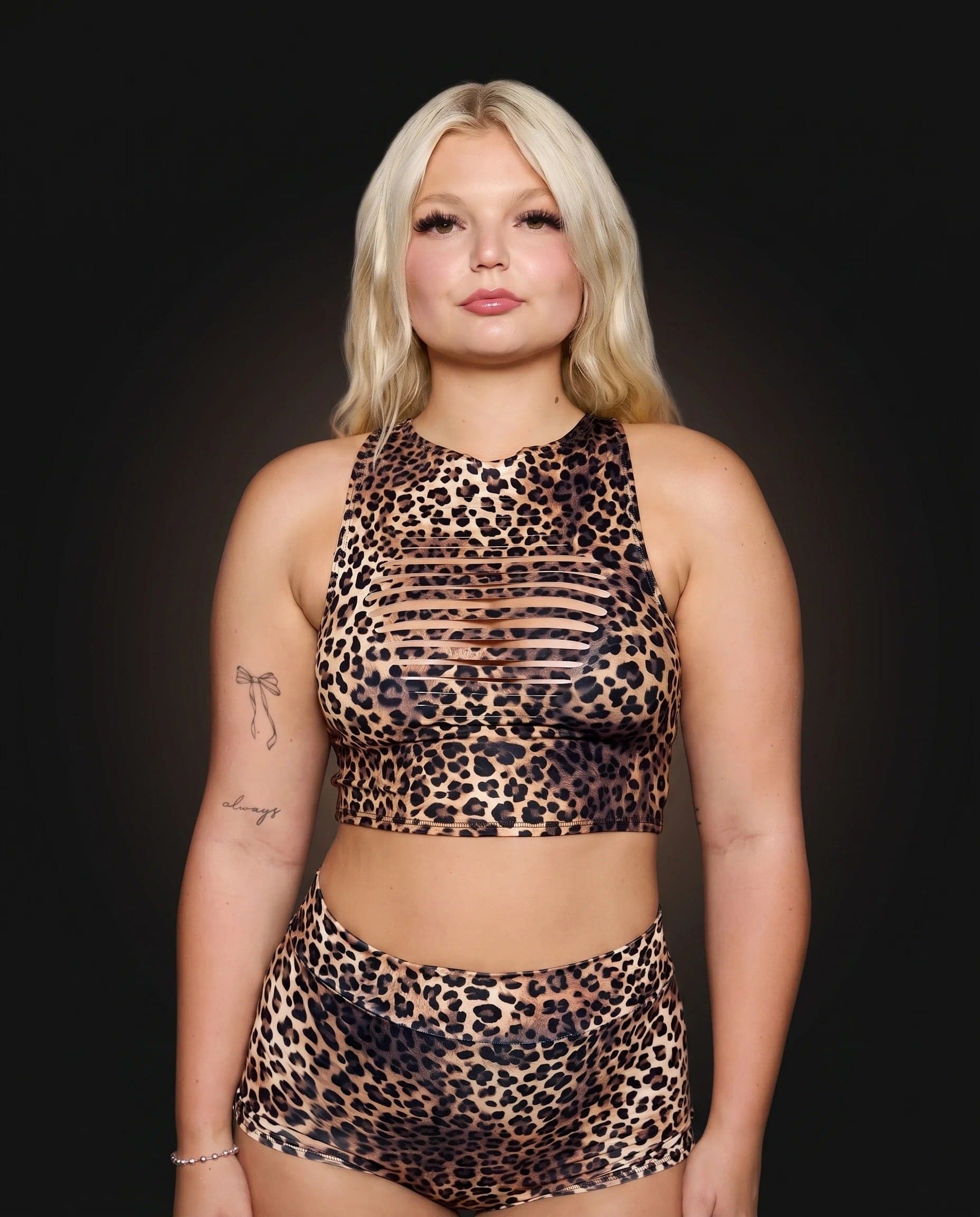Wildcat Slit Crop Top