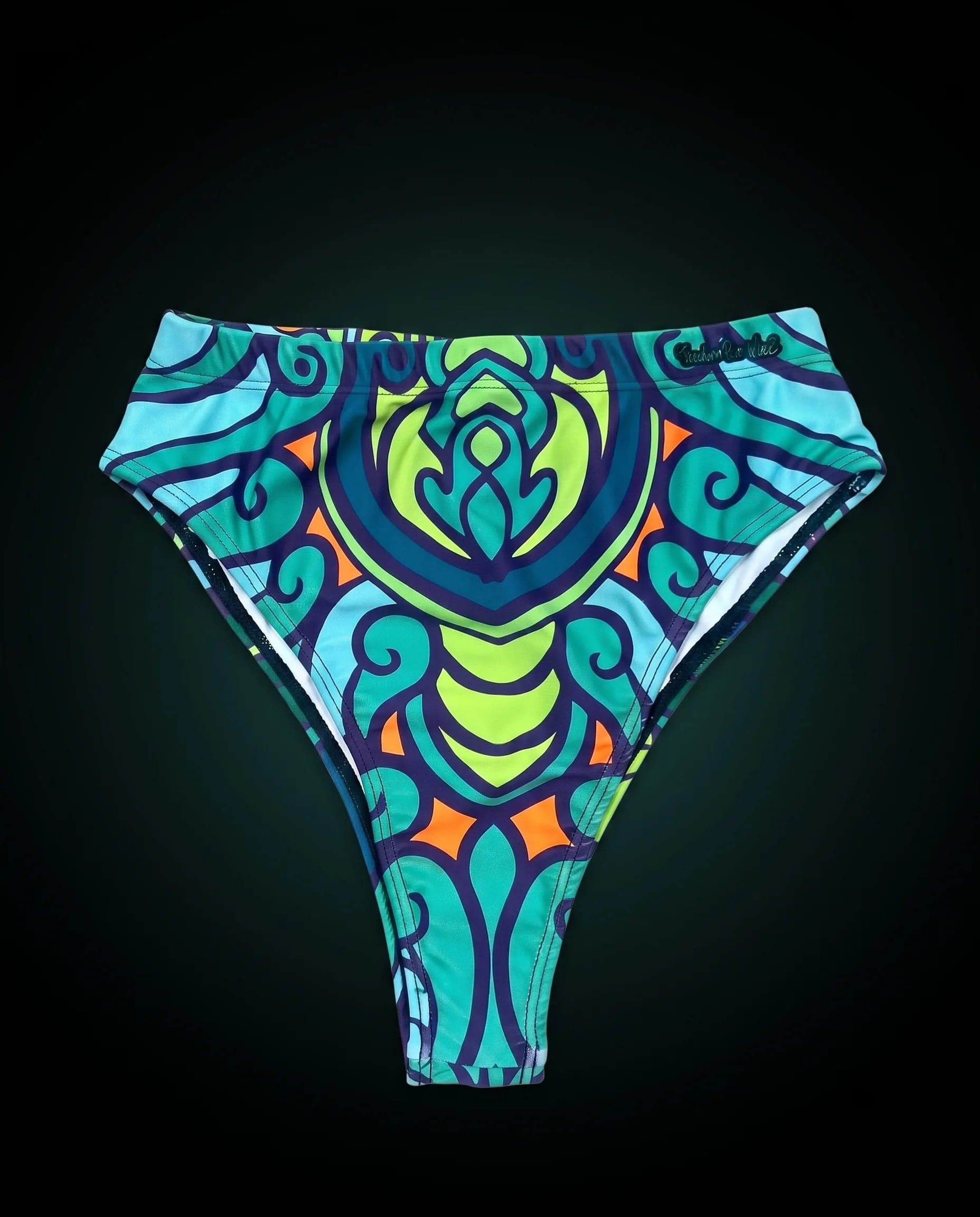 Wise Owl High Waisted Brazilian Bottoms