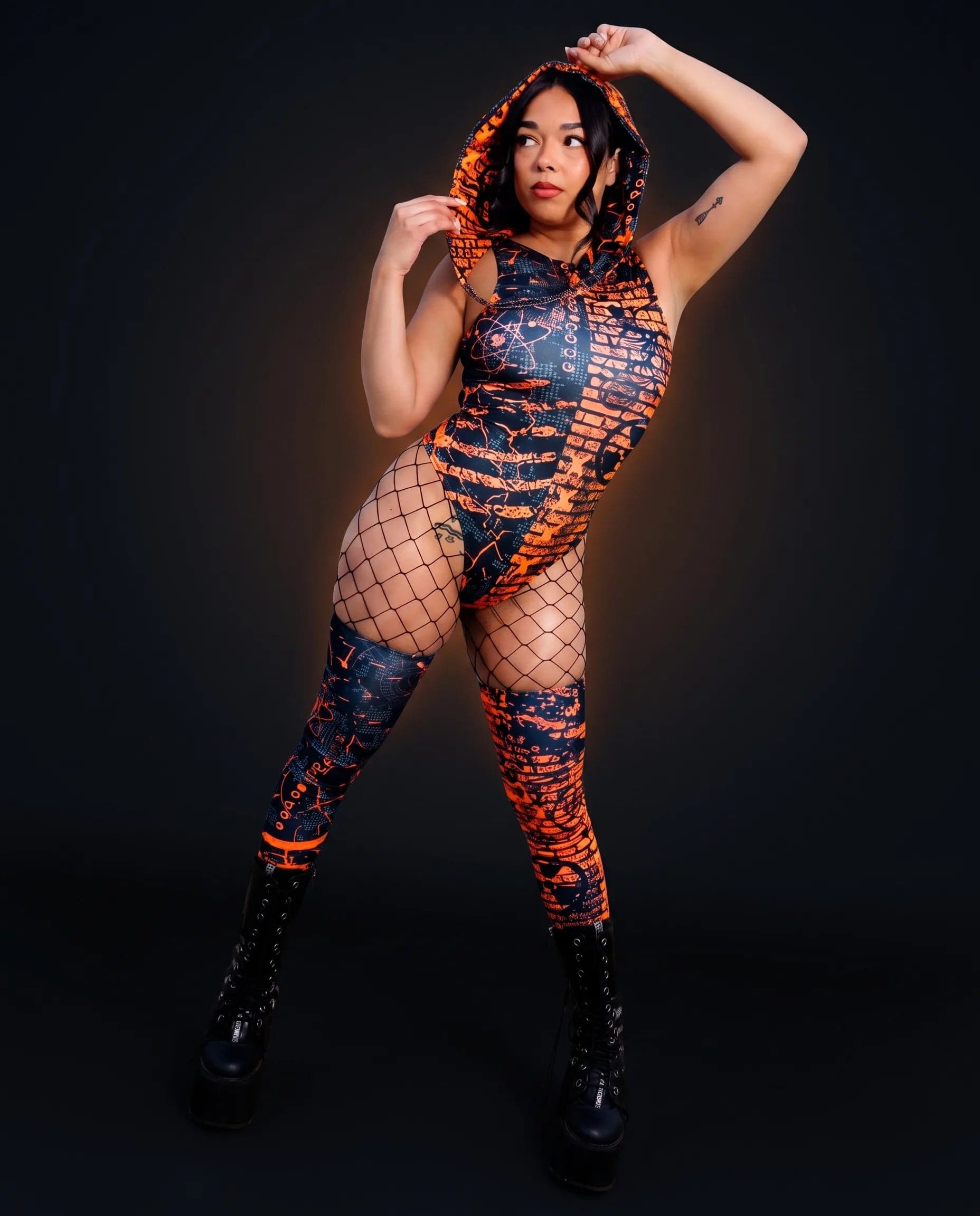 Atomic High Neck Bodysuit