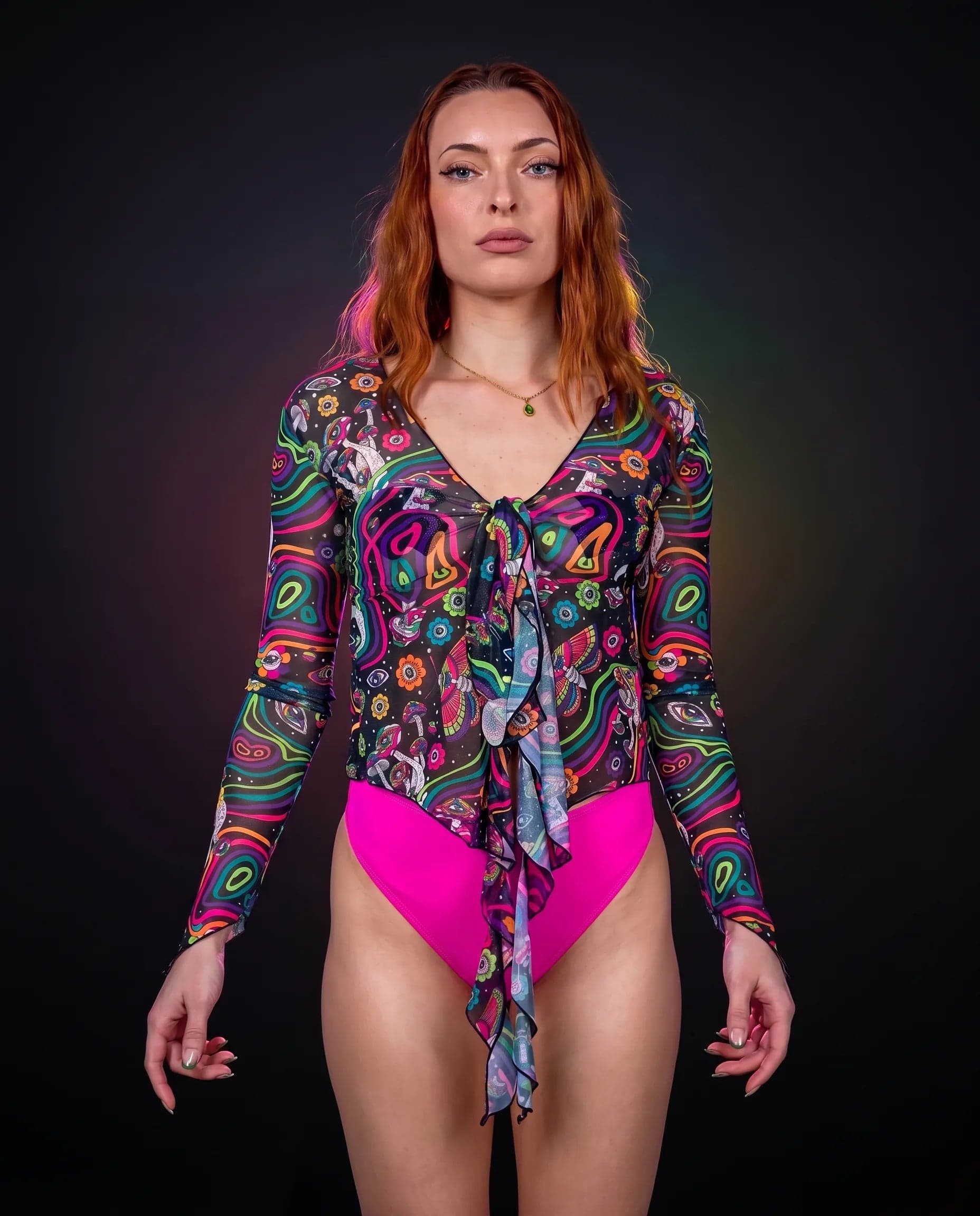 Awaken Sea Fairy Tie Top