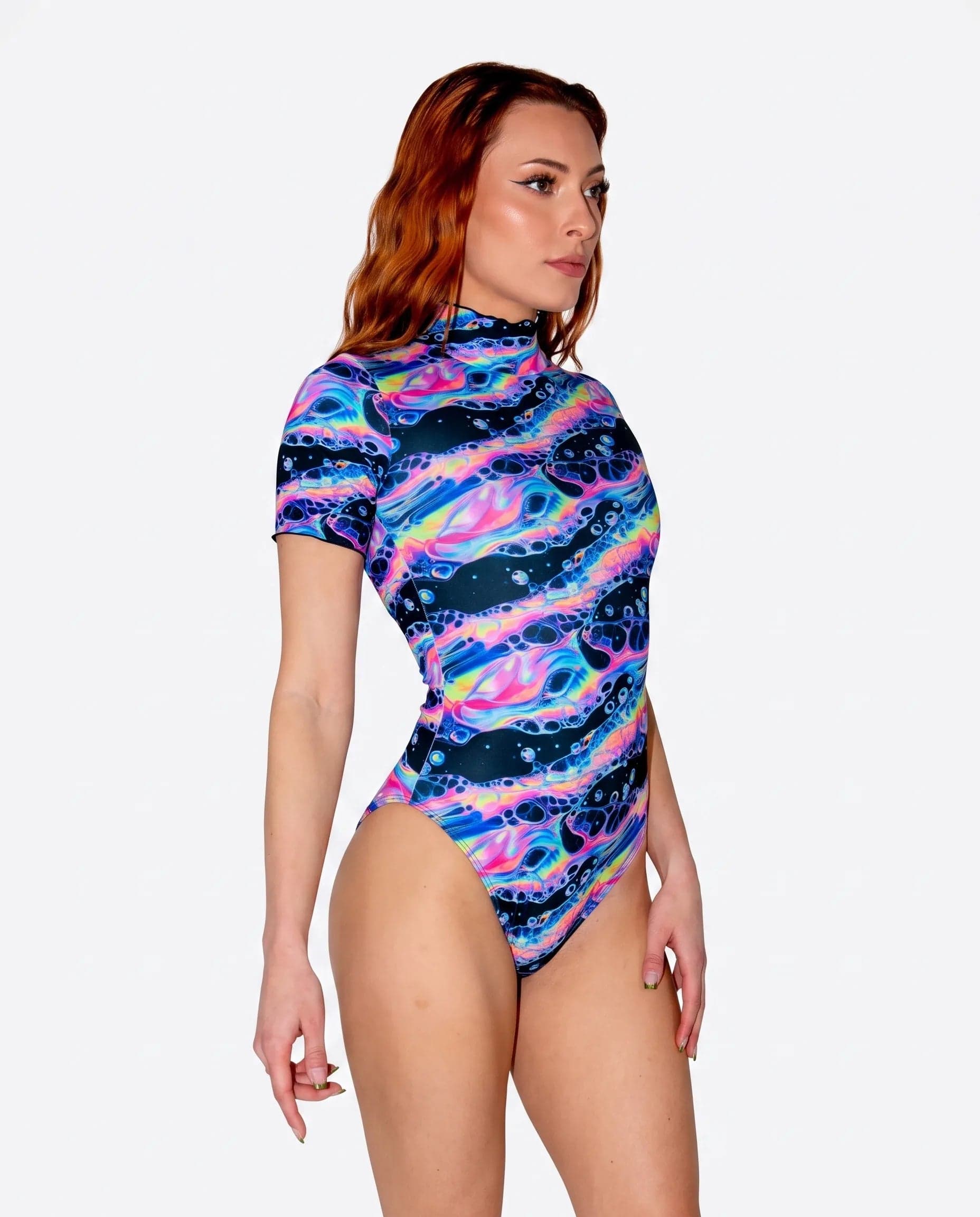 Acid Sky Wavy Baby Extra Coverage Bodysuit