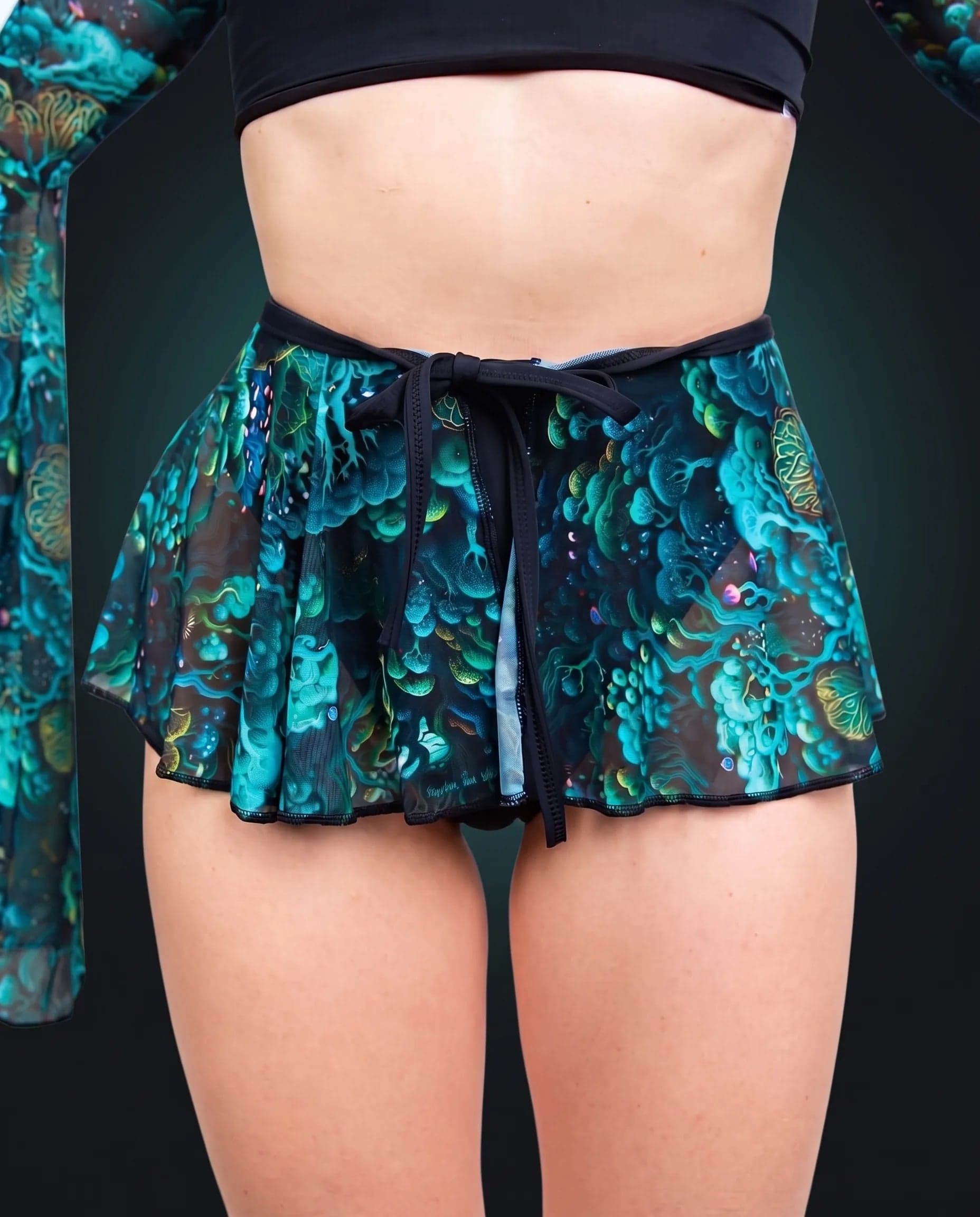 Faewood Mesh Swirl Skirt