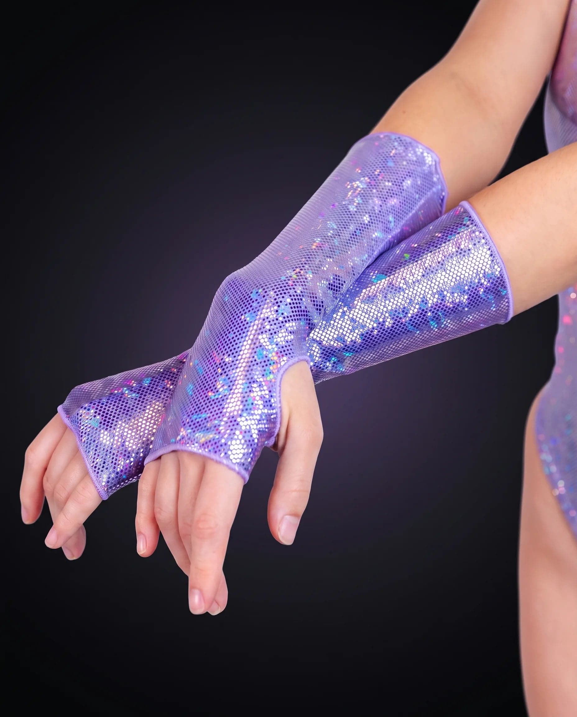 Lavender Holo Gloves