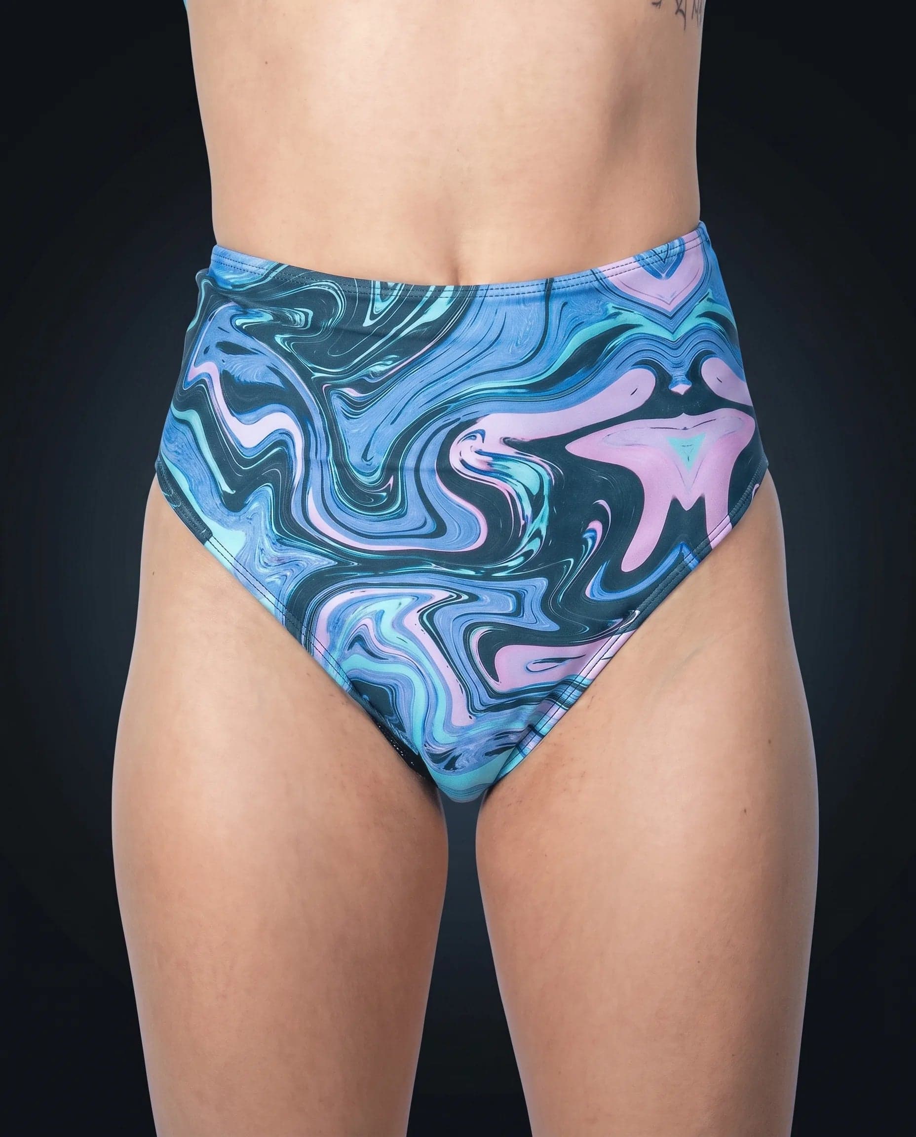 Glacial High Waisted Bikini Bottoms