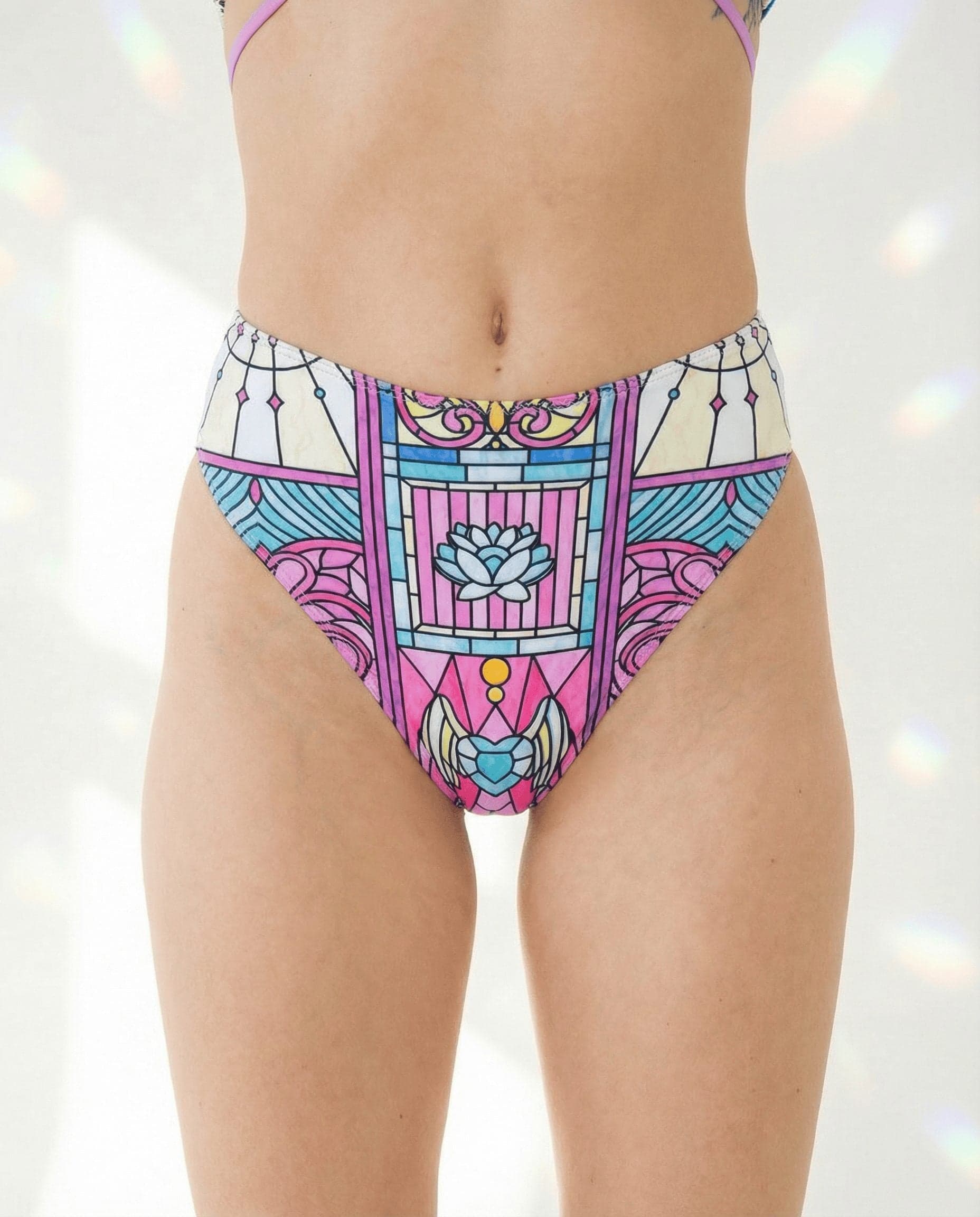 Moonlight High Waisted Thong — Surviving Hard Summer (AKA Hot Summer) — Freedom Rave Wear