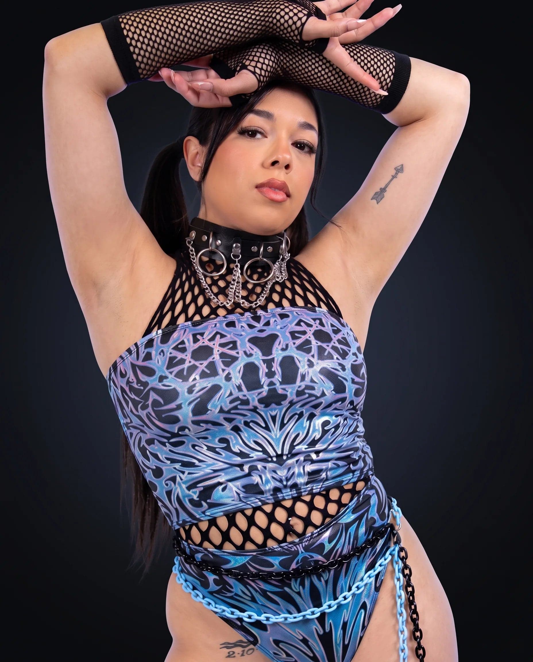 Fishnet Arm Sleeves - Black